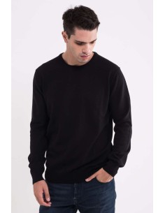 L-LW9188-MEN’S CREW NECK FINE GAUGE COTTON PULLOVER 2